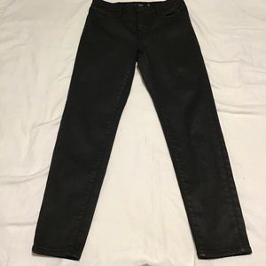 Lauren Ralph Lauren Black Label Coated Skinny Jeans Size 4